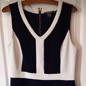 Suzy Shier navy and white retro-style dress!